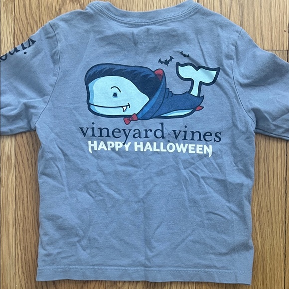 Vineyard Vines Blue Halloween Tee - Picture 1 of 4